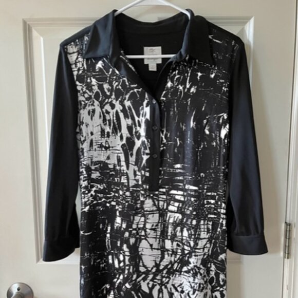 SUZI CHIN FOR MAGGY BOUTIQUE: WOMENS HIGHER-END PRINT SILK FASHION DRESS-SIZE 4 - Picture 1 of 3